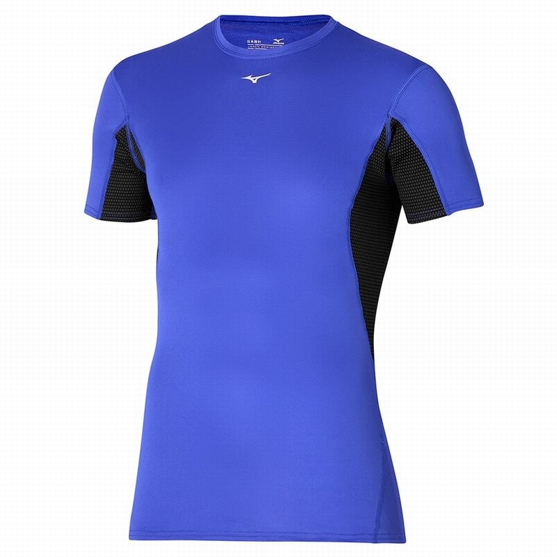 Mizuno ミッドカット Weight-light Tee Tシャツ メンズ 青 | JP-279861